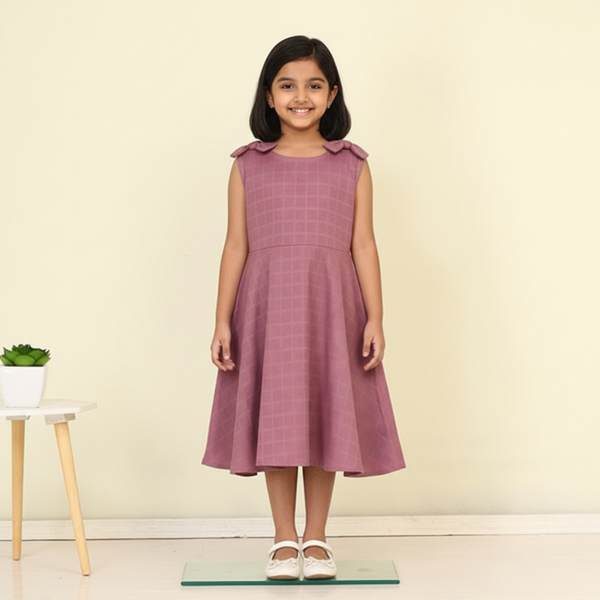 MUSLIN FABRIC WITH A BOW