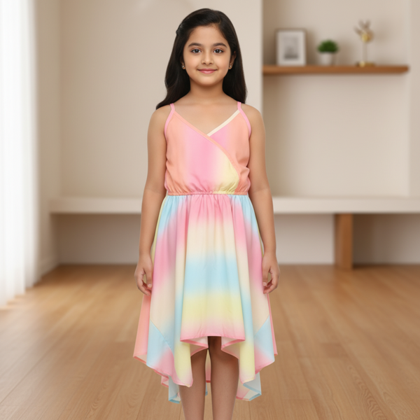 MULTI COLOUR - SLEEVELESS WITH ZIG ZAG DESIGN